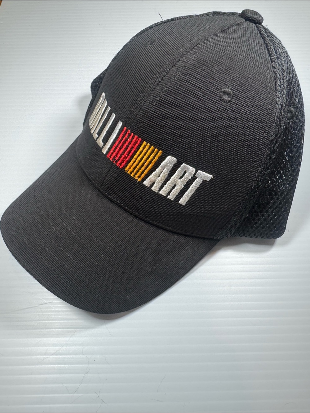 NWOT RALLIART Mitsubishi Rally performance Motorsport cap - mesh w/ Velcro strap